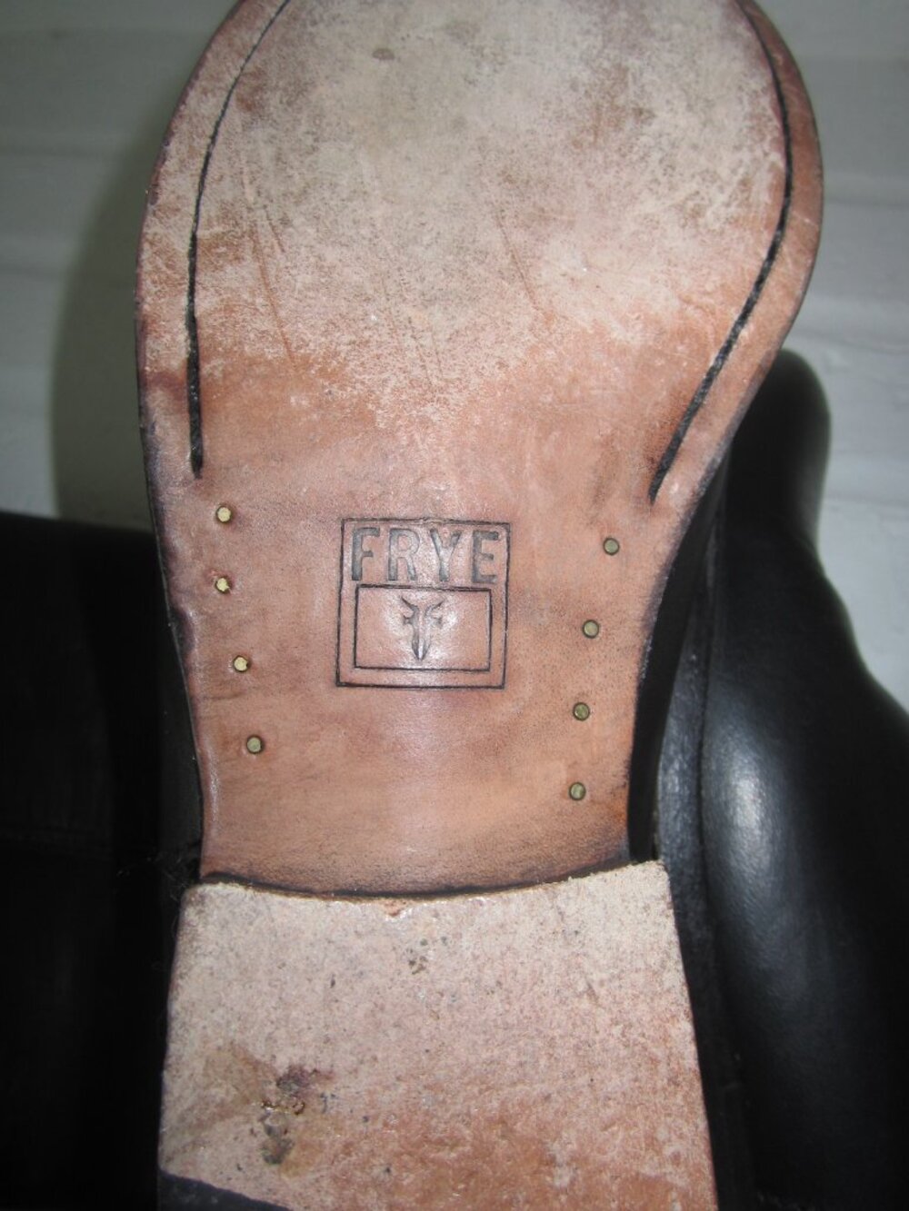 FRYE MELISSA Button Tall Boots Black Leather Women’s 6 1/2 M - Picture 14 of 16